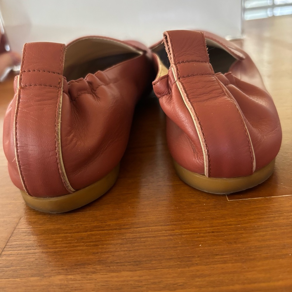 Everlane The Day Loafer Leather Dark Rose Pink Made in Italy - Size 10 - Picture 11 of 14